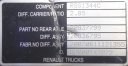 Nez-de-pont (différentiel) MS 17X 13X37 Renault Premium 450 dxi - 2