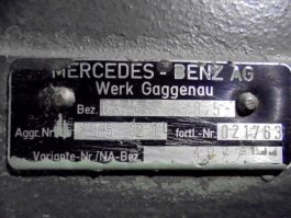 Caja cambios G 3/50 - 6/8'5 Mercedes LK/LN2 1114 - 5
