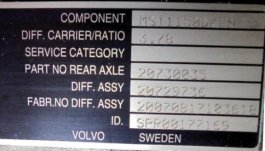 Grupo diferencial MS 11150 9X34 Volvo FL FL 280 - 1