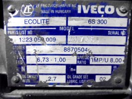 Caja cambios 6 S 300 Iveco Daily 50C13 - 5