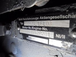 Moteur D 0834 LFL 03 Man L2000 12.185 - 5