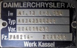 Grupo diferencial A-6 13X41 Mercedes HTAE05 - 1