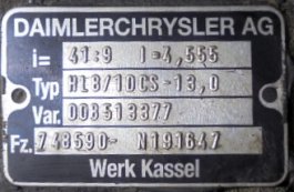 Grupo diferencial Mercedes Atego 1828 - 1