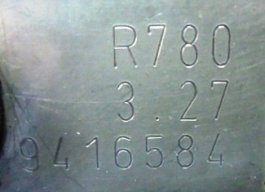 Nez-de-pont (différentiel) R780 11X36 Scania R R500 - 1