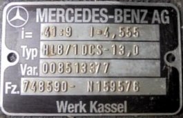 Grupo diferencial Mercedes Atego 1828 - 1