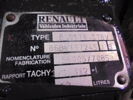 Caja cambios B-9 Renault Manager G340 - 5