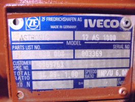 Caja cambios 12 AS 1800 ASTRONIC Iveco Eurotech 400E34 - 4