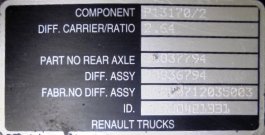 Grupo diferencial MS 17X 14x37 Renault Magnum 500 dxi - 2