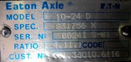 Grupo diferencial HY 0855 9X37 Man LC 11.224 - 1