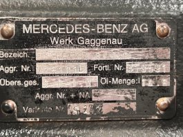 Caja cambios G 4/95-6/90 Mercedes SK 1227 - 4