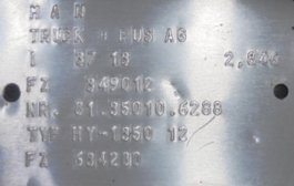 Grupo diferencial HY 1350 13X37 Man TGX 18.480 - 1