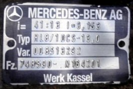 Grupo diferencial HL8 13X41 Mercedes Actros 1831 - 1