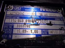 Caja cambios 16 AS 2200 IT ASTRONIC Iveco Eurostar 440E47 - 5