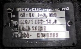 Grupo diferencial HL8 13X41 Mercedes Actros 1840 - 1