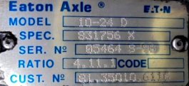 Grupo diferencial HY 0855 9X37 Man LC 11.224 - 1