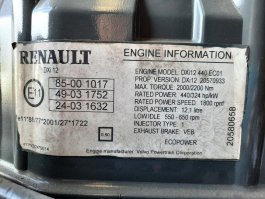 Moteur DXI 12 Renault Magnum 440 - 5