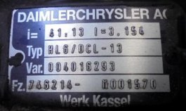 Grupo diferencial HL6 13x41 Mercedes OC 500 - 1