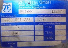 Grupo diferencial S91/PP 15X44 Daf MX3 S1B1A - 1