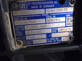 Caixa canvis 12 AS 2331 TD IT3 Man TGX 18.440 - 6