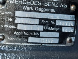 Caja cambios G 4/95-6/90 Mercedes MK 1227 - 5
