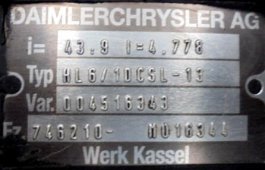 Grupo diferencial HL6 9X43 Mercedes Atego 2528 - 1