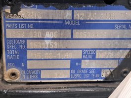Caja cambios 12 AS 2130 TD Daf CF 85 85.410 - 4