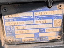 Caja cambios 12 AS 2331 TD IT Daf XF 105 105.460 - 4
