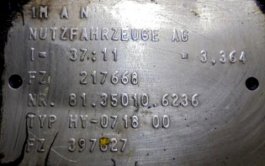 Grupo diferencial HY 0718 11X37 Man TGL 8.180 - 1