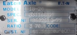 Grupo diferencial HY 0855 10X37 Man LC 9.224 - 1