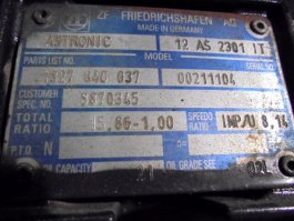 Caja cambios 12 AS 2301 IT ASTRONIC Iveco Eurotech 190E40 - 5
