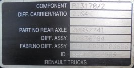Grupo diferencial MS 17X 14x37 Renault Magnum 520 dxi - 2