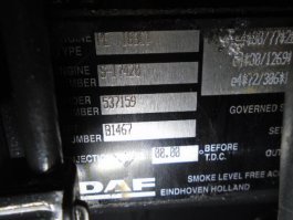 Moteur PE 183 CI Daf 75 CF 75 CF 250 - 5