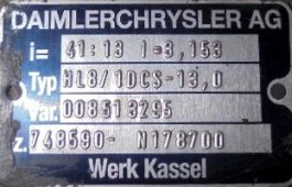 Grupo diferencial HL8 13X41 Mercedes Actros 2535 - 1