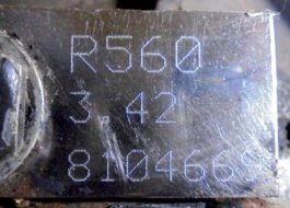 Grupo diferencial R560 12X41 Scania 94D 94D260 - 1