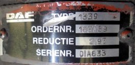 Grupo diferencial 1339 14X41 Daf SB 4000 - 1