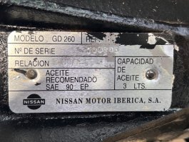 Grupo diferencial GD260 9X35 Nissan Cabstar 110.45 - 4