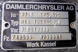 Grupo diferencial HL8 8X41 Mercedes Atego 1823 - 1