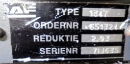 Grupo diferencial 1347 14X41 Daf XF 105 105.460 - 1