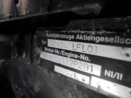 Moteur D 0834 LFL 03 Man L2000 8.185 - 6