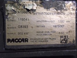 Moteur MX 13 303 H1 Daf XF 106 460 - 6