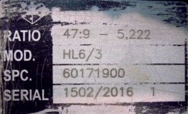 Grupo diferencial HL6 9X47  Mercedes OC 500 - 1