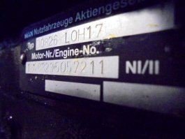 Moteur D 0826 LOH17 Man - 6