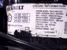 Moteur Renault Magnum 440 dxi    XXXX - 5