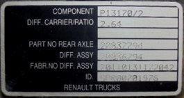 Grupo diferencial MS 17X 14x37 Renault Magnum 480 dxi - 2