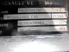 Moteur MIDR 62465 C 46 Renault - 5