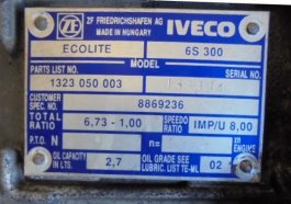 Caja cambios 6 S 300 Iveco Daily 35 S 13 - 6