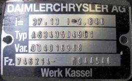 Grupo diferencial A-6 13X37 Mercedes HTAE05 - 1