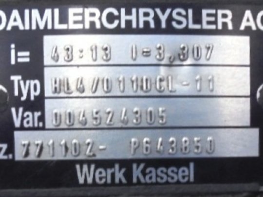 Grupo diferencial HL4 13X43 Mercedes Atego 1329