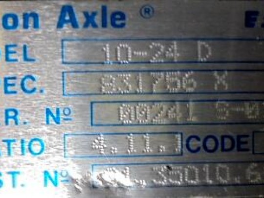 Grupo diferencial HY 0855 9X37 Man LC 11.224