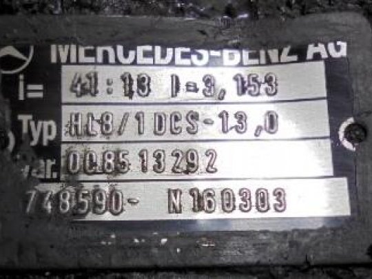 Grupo diferencial HL8 13X41 Mercedes Actros 1840